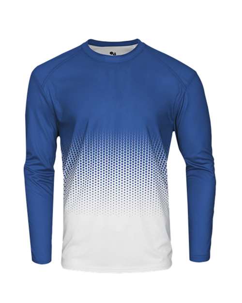 Badger Youth Hex 2.0 Long Sleeve T-Shirt