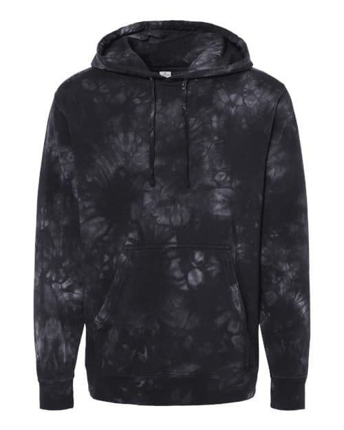 Independent Trading Co. Unisex Midweight Tie-Dyed Hooded Sweatshirt