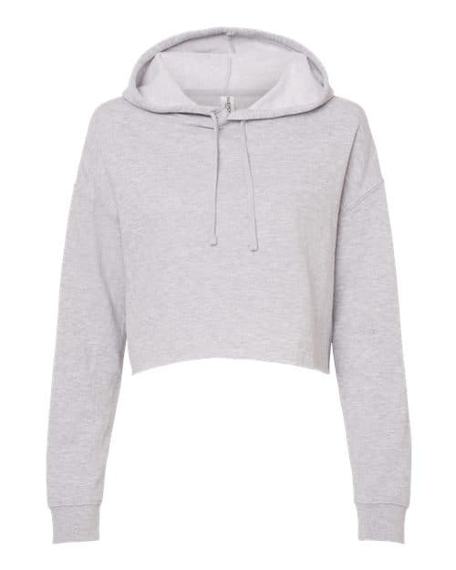 Independent Trading Co. Women’s Lightweight Crop Hooded Sweatshirt