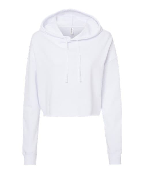 Independent Trading Co. Women’s Lightweight Crop Hooded Sweatshirt