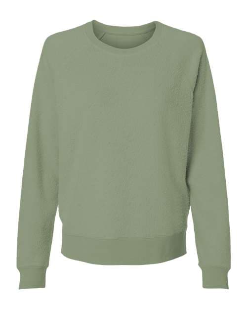 Boxercraft Women's Fleece Out Crewneck Pullover
