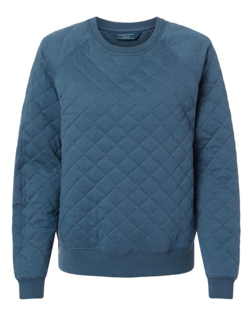 Boxercraft Women's Quilted Crewneck Pullover