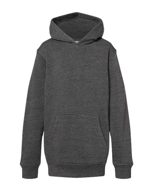 J. America Youth Triblend Fleece Hooded Sweatshirt