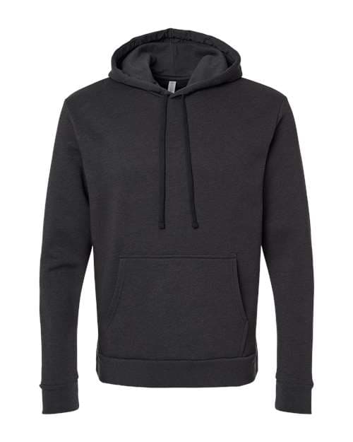 Next Level Unisex Malibu Hooded Sweatshirt in Heather Black