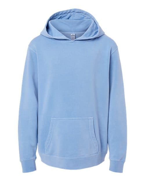 Independent Trading Co. Youth Midweight Pigment-Dyed Hooded Sweatshirt