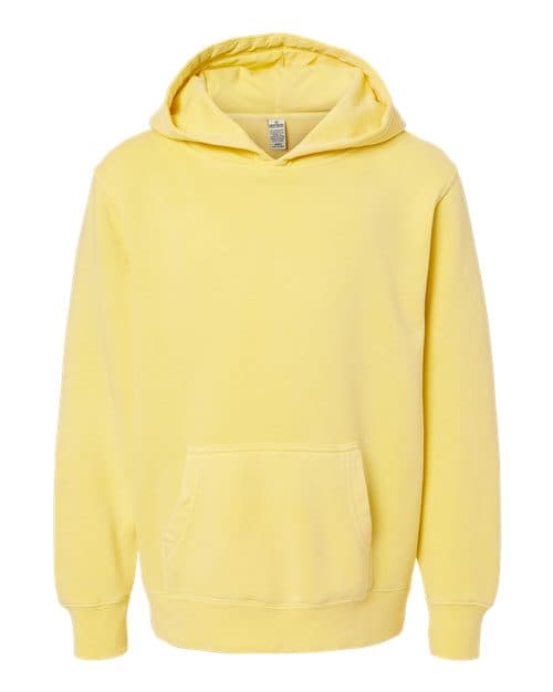 Independent Trading Co. Youth Midweight Pigment-Dyed Hooded Sweatshirt