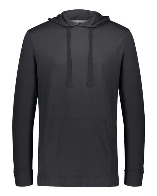 Holloway Men's Repreve® Eco Hooded Sweatshirt in Black
