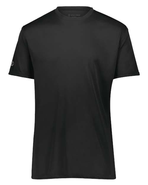 Holloway Youth Momentum T-Shirt in Black