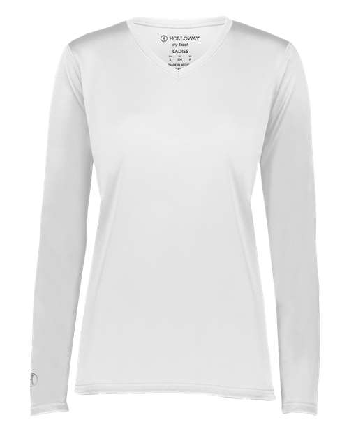 Holloway Women's Momentum Long Sleeve V-Neck T-Shirt