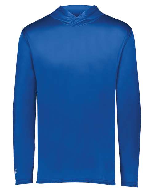 Holloway Youth Momentum Hooded Long Sleeve T-Shirt