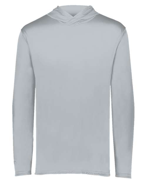 Holloway Youth Momentum Hooded Long Sleeve T-Shirt
