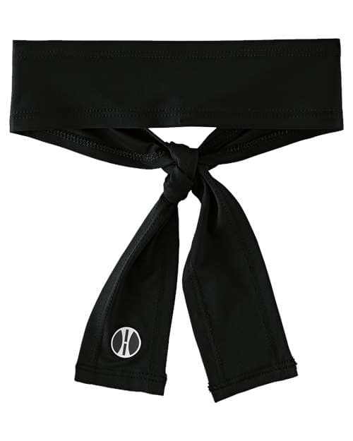 Holloway Zoom Tie Headband in Black