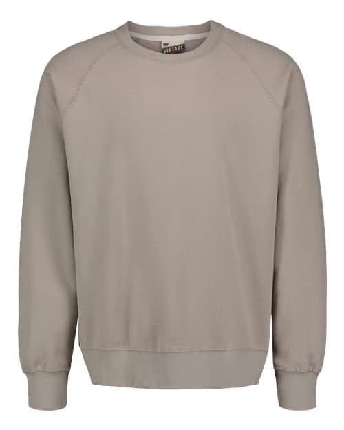MV Sport Unisex Vintage Fleece Raglan Crewneck Sweatshirt