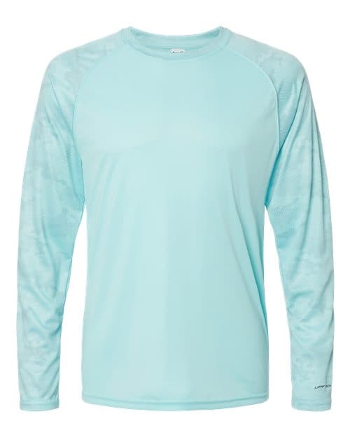 Paragon Unisex Cayman Performance Camo Colorblocked Long Sleeve T-Shirt