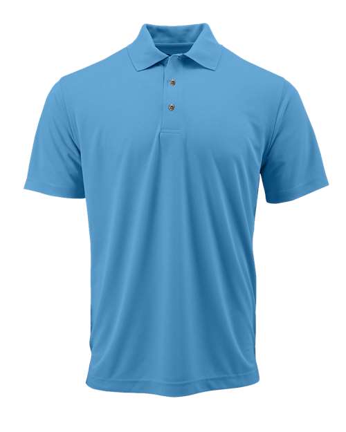 Paragon Youth Saratoga Performance Mini Mesh Polo in Bimini Blue
