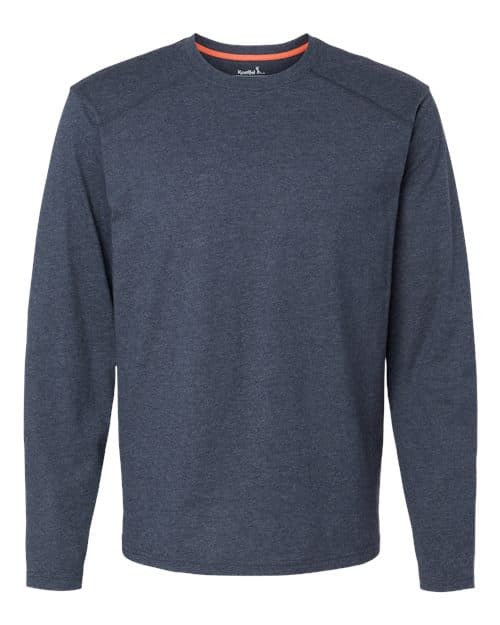 Kastlfel Unisex RecycledSoft™ Long Sleeve T-Shirt in Midnight Blue
