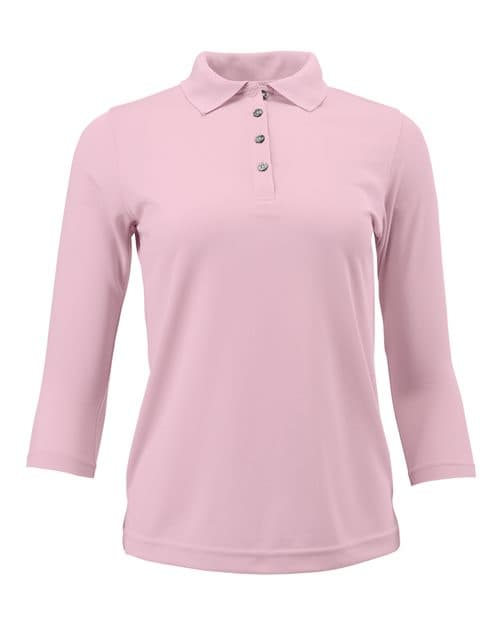 Paragon Women's Lady Palm Three-Quarter Sleeve Polo
