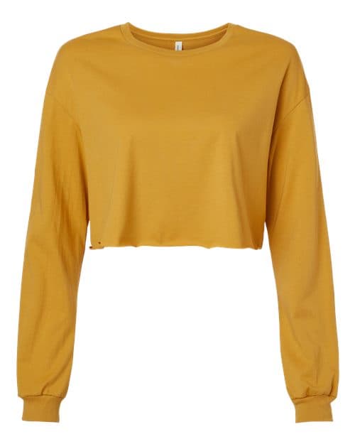 BELLA + CANVAS Women's FWD Fashion Crop Long Sleeve Tee