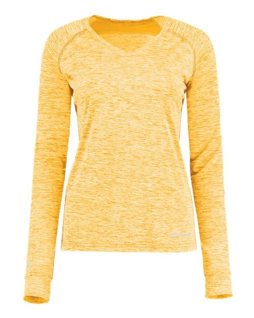 Holloway Women's Electrify CoolCore® Long Sleeve V-Neck T-Shirt