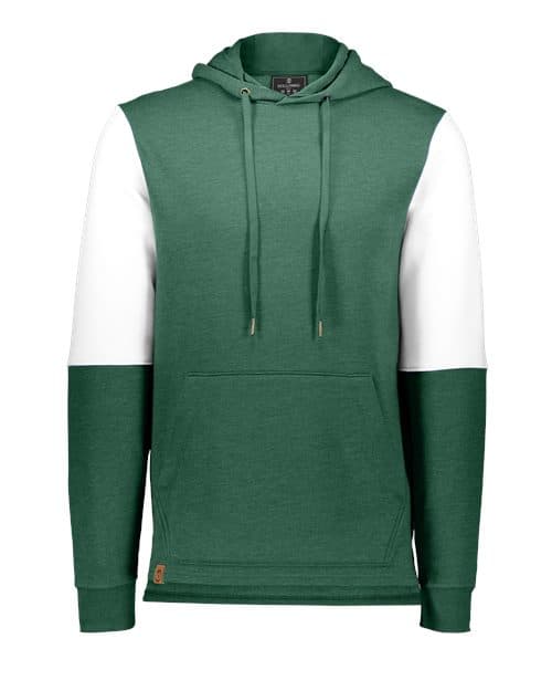 Holloway Men's All-American Team Fleece Colorblocked Hooded Sweatshirt