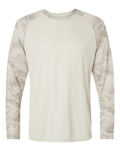 Paragon Unisex Cayman Performance Camo Colorblocked Long Sleeve T-Shirt