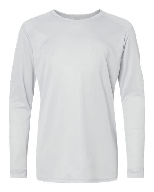 Paragon Youth Long Islander Performance Long Sleeve T-Shirt in Aluminum