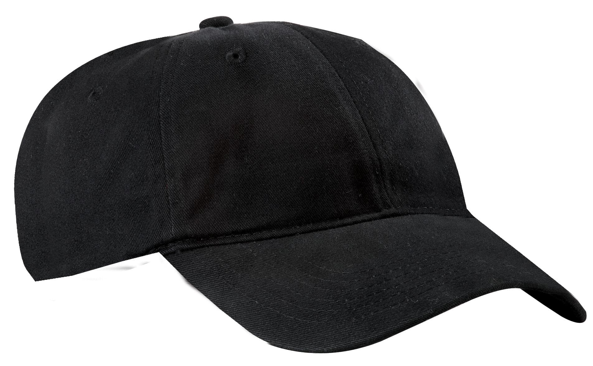 Port Authority Port Authority Brushed Twill Low Profile Cap.  CP77 in Black