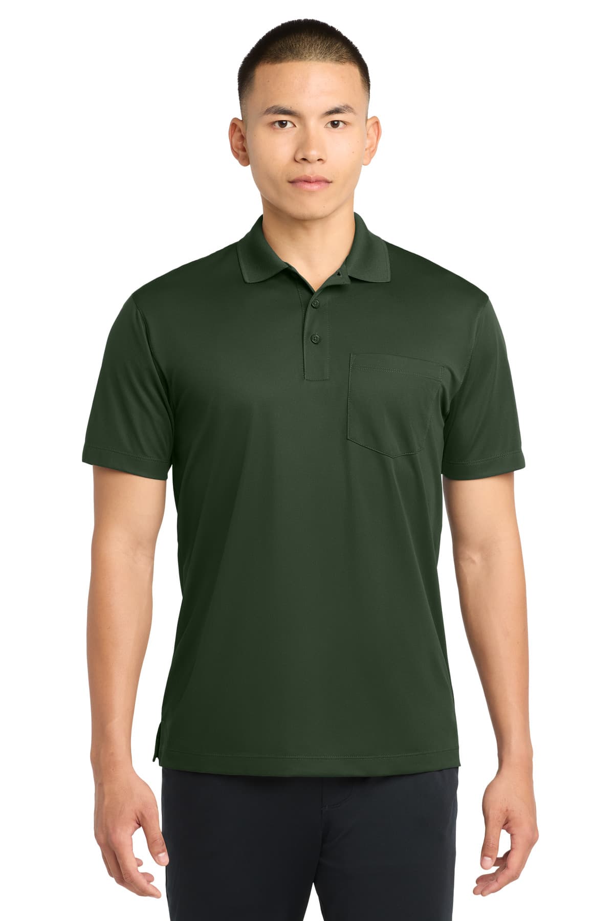 Sport-Tek Sport-Tek Micropique Sport-Wick Pocket Polo. ST651