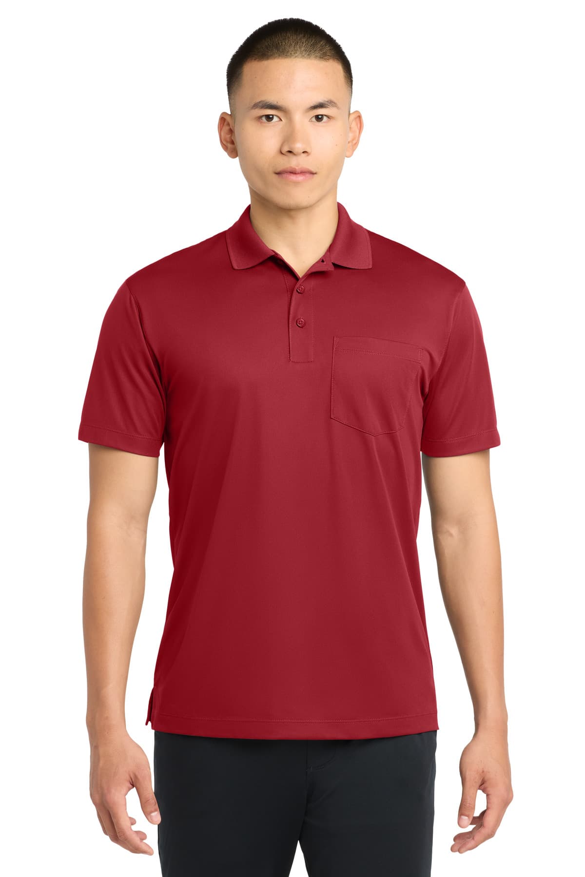 Sport-Tek Sport-Tek Micropique Sport-Wick Pocket Polo. ST651