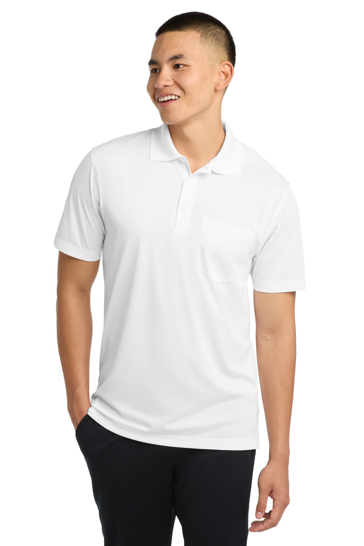 Sport-Tek Sport-Tek Micropique Sport-Wick Pocket Polo. ST651