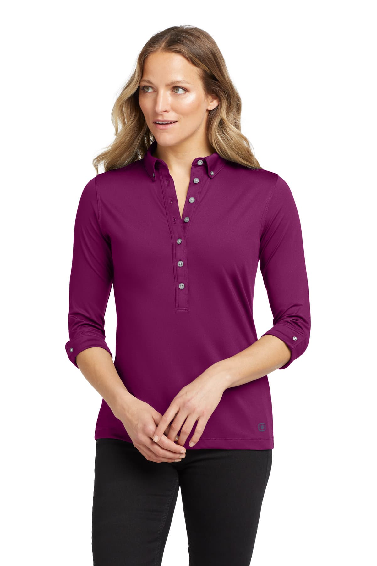 OGIO OGIO Women's Gauge Polo. LOG122 in Berry Burst