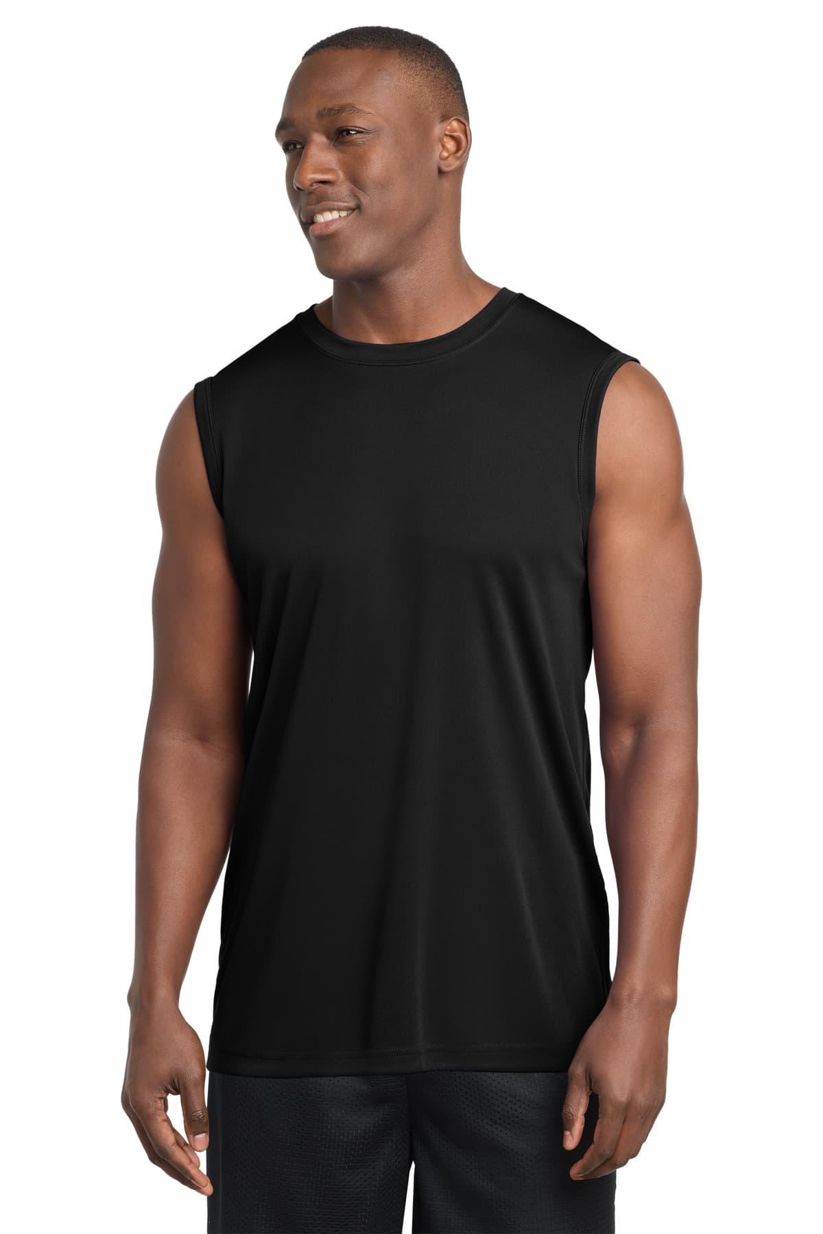 Sport-Tek Sport-Tek Sleeveless PosiCharge Competitor Tee. ST352 in Black