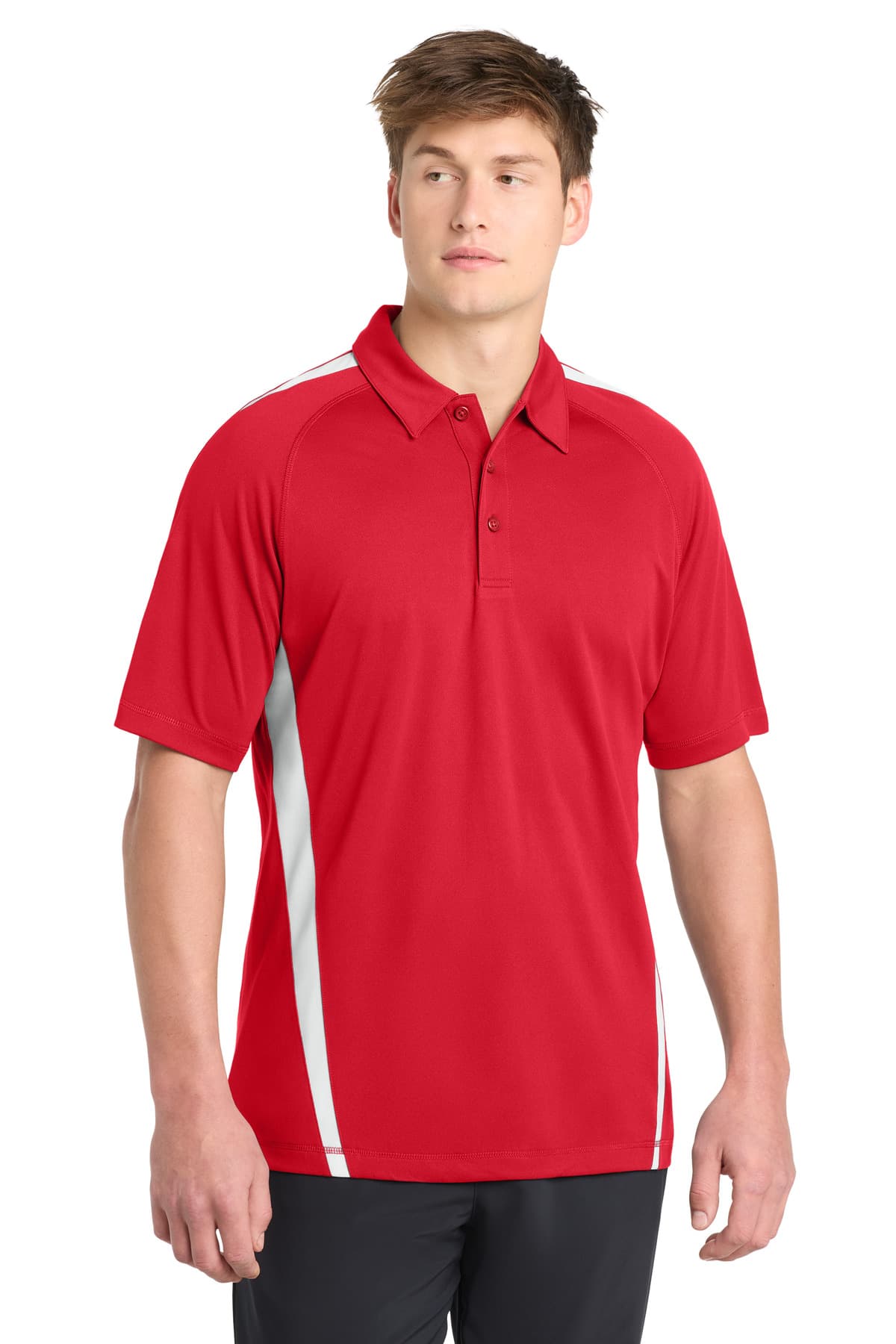 Sport-Tek Sport-Tek PosiCharge Micro-Mesh Colorblock Polo. ST685