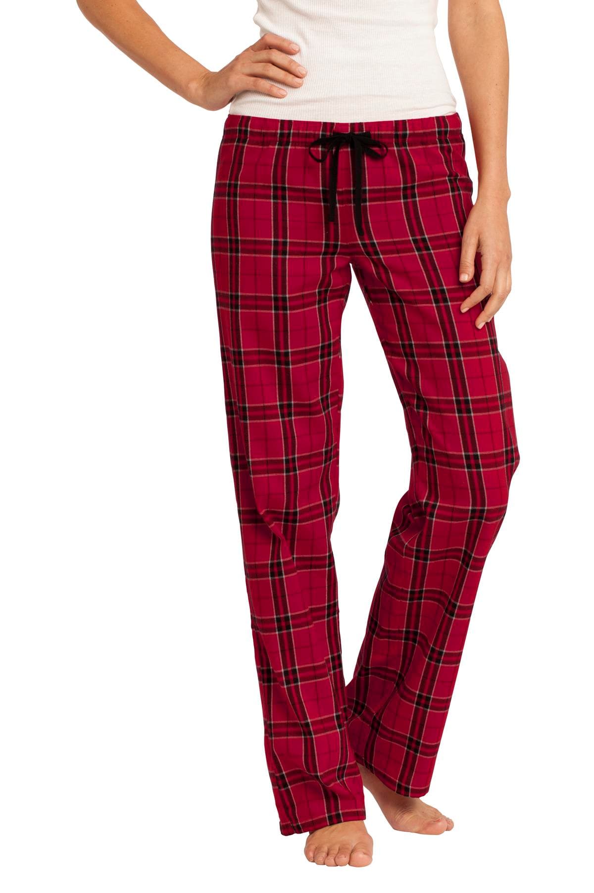 District District Women's Flannel Plaid Pant. DT2800