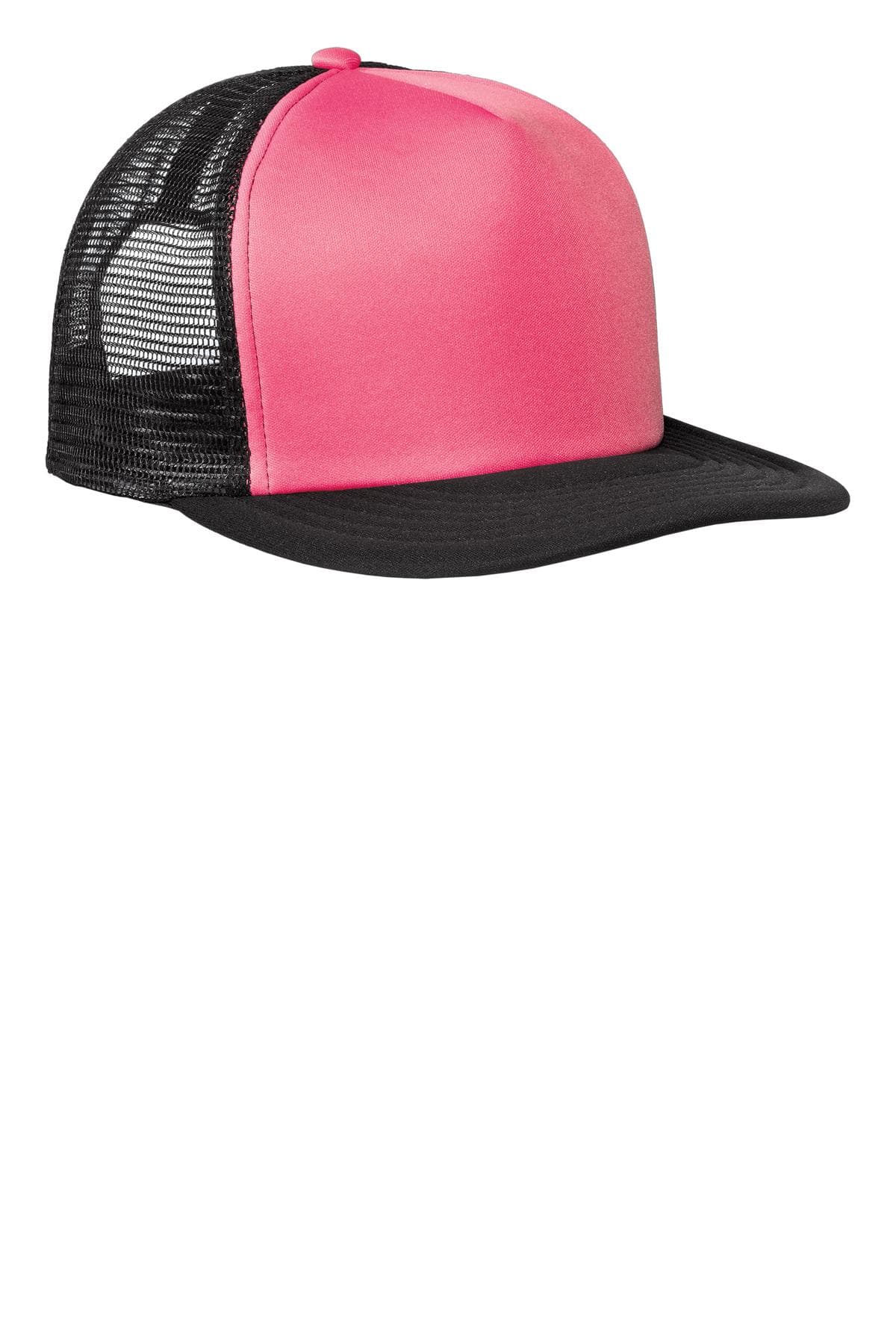 District District Flat Bill Snapback Trucker Cap. DT624