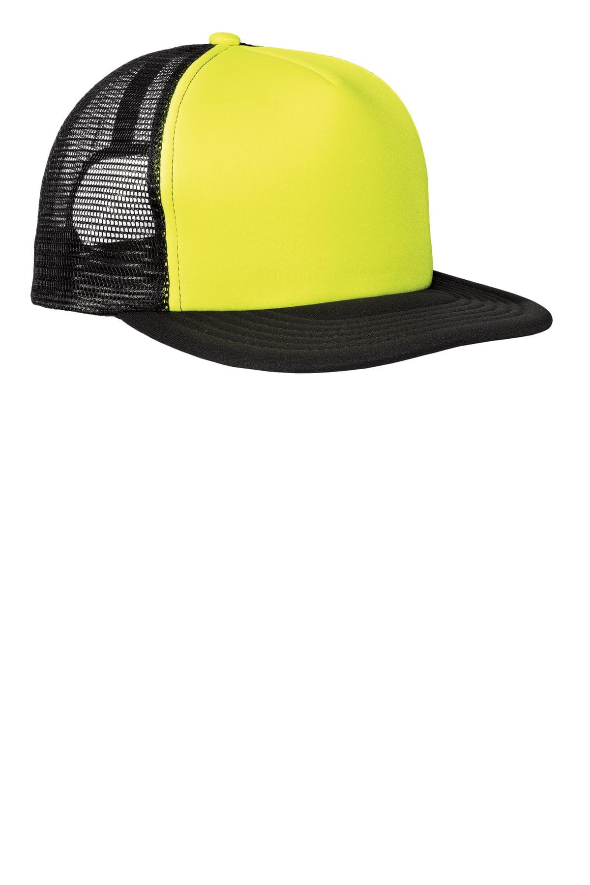 District District Flat Bill Snapback Trucker Cap. DT624