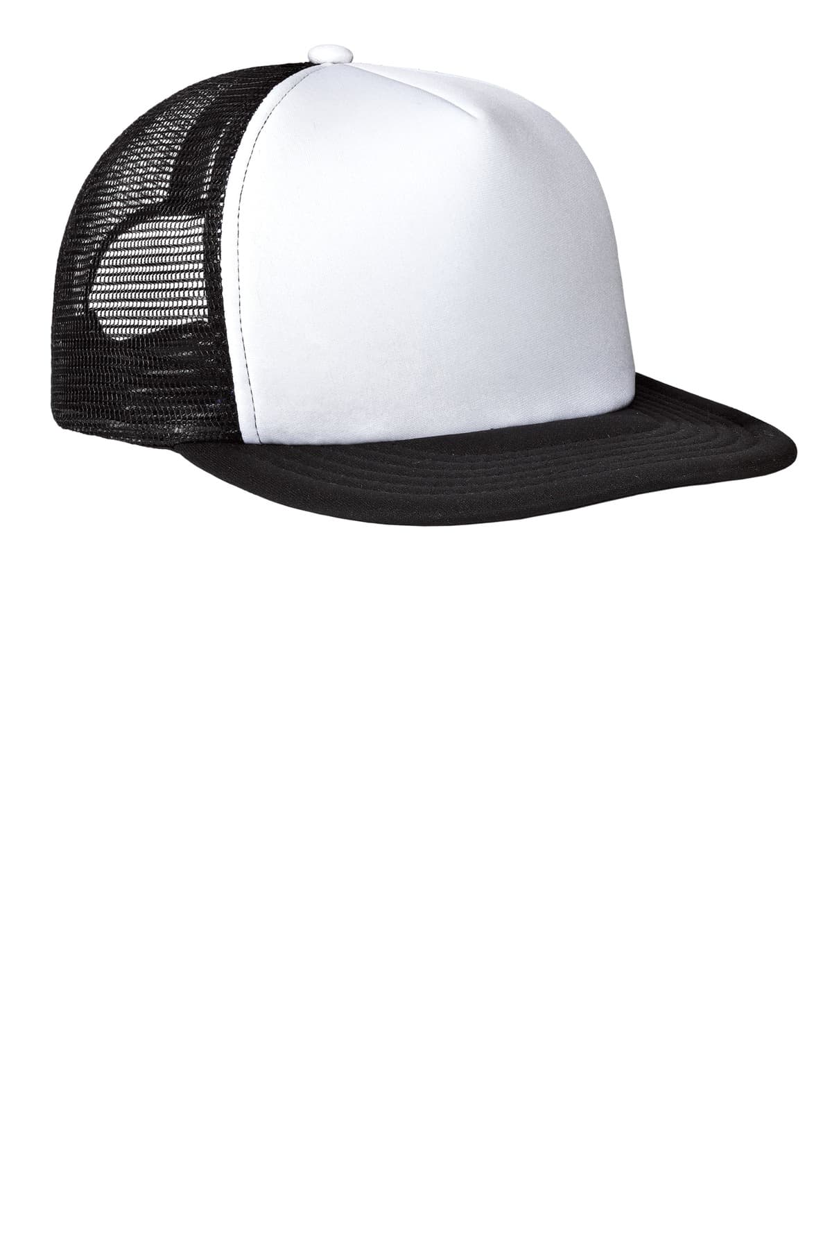 District District Flat Bill Snapback Trucker Cap. DT624
