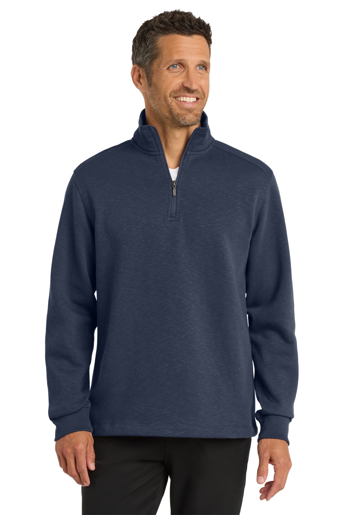 Port Authority Port Authority Slub Fleece 1/4-Zip Pullover. F295