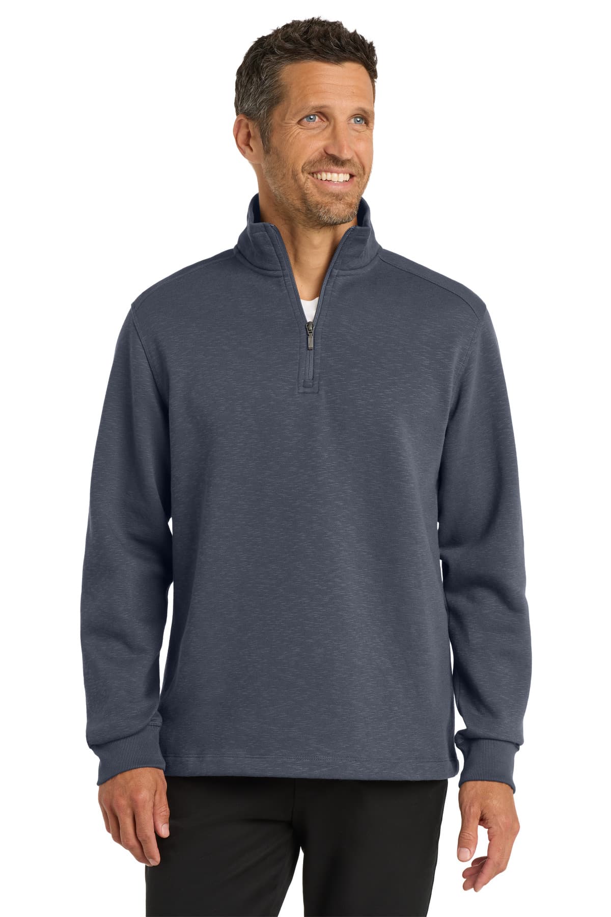 Port Authority Port Authority Slub Fleece 1/4-Zip Pullover. F295