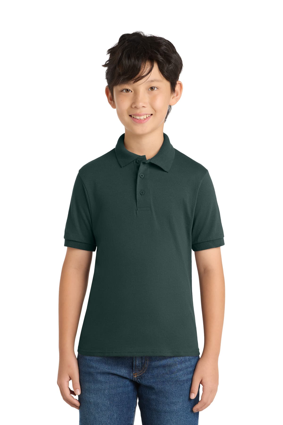 Port & Company Port & Co Youth Core Blend Jersey Knit Polo. KP55Y