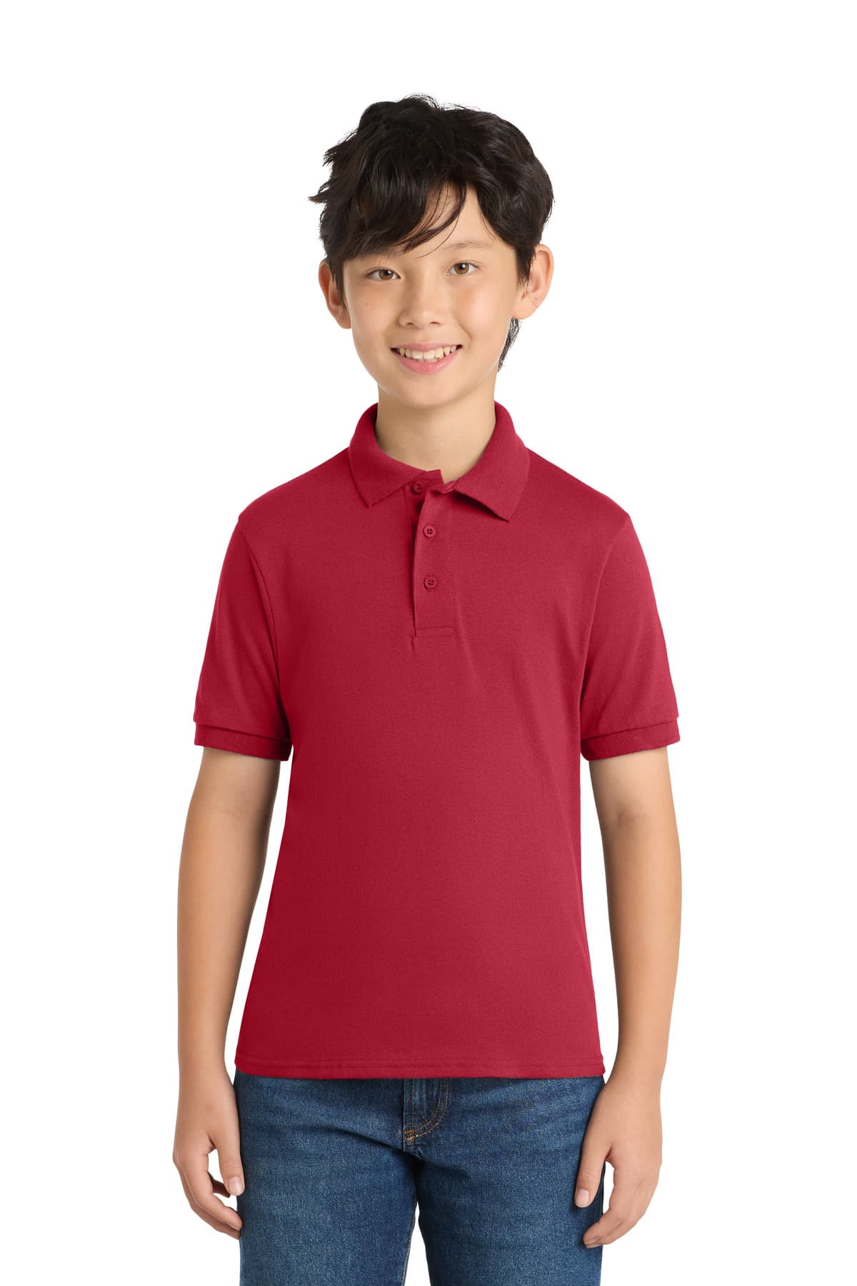 Port & Company Port & Co Youth Core Blend Jersey Knit Polo. KP55Y
