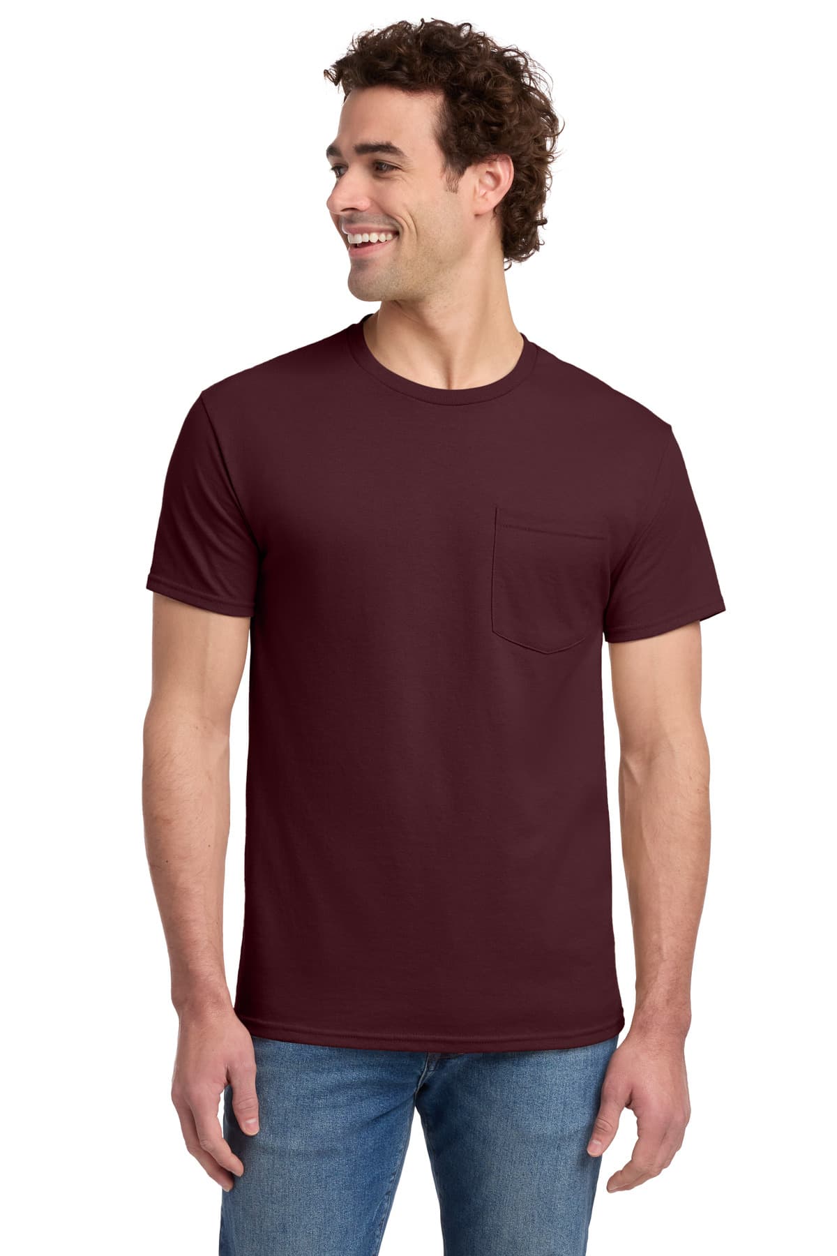 Jerzees Jerzees -  Dri-Power 50/50 Cotton/Poly Pocket T-Shirt.  29MP