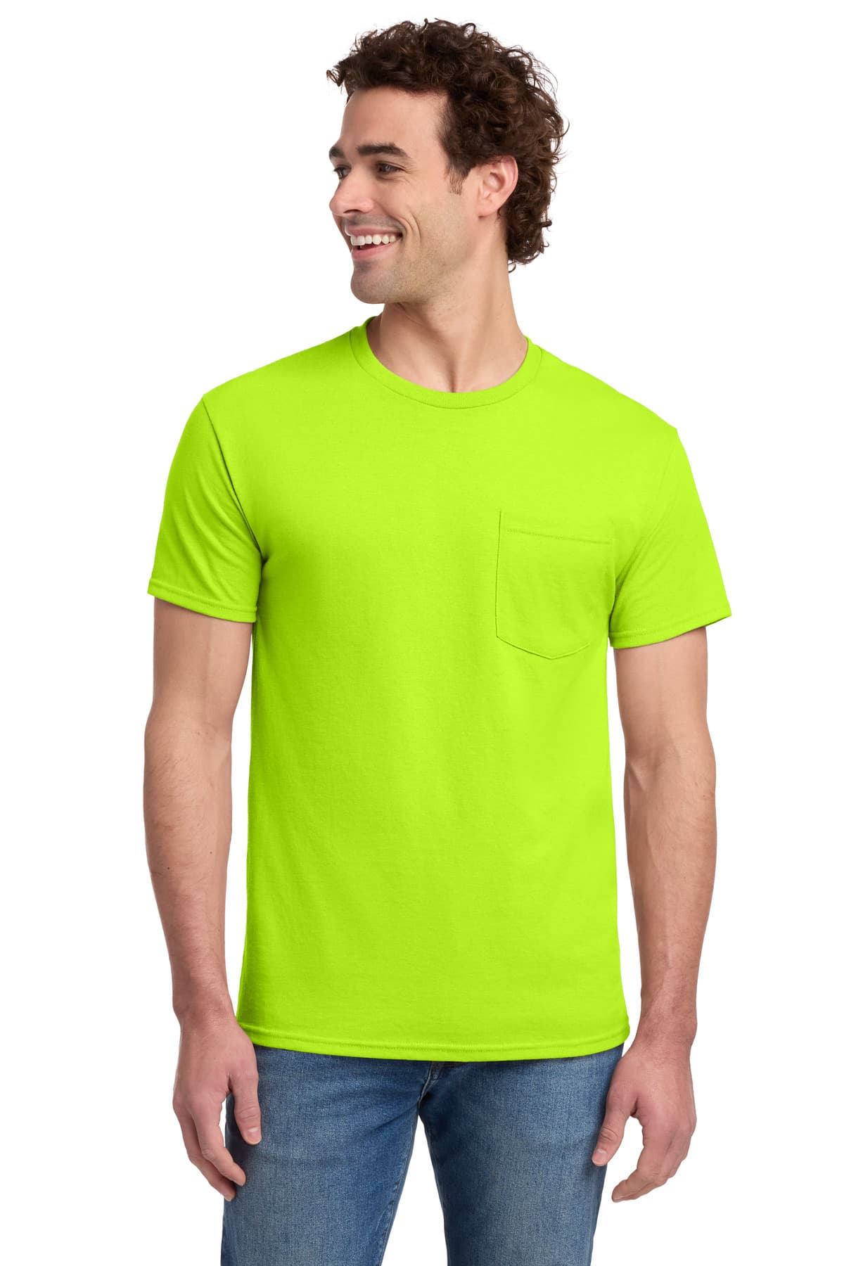 Jerzees Jerzees -  Dri-Power 50/50 Cotton/Poly Pocket T-Shirt.  29MP