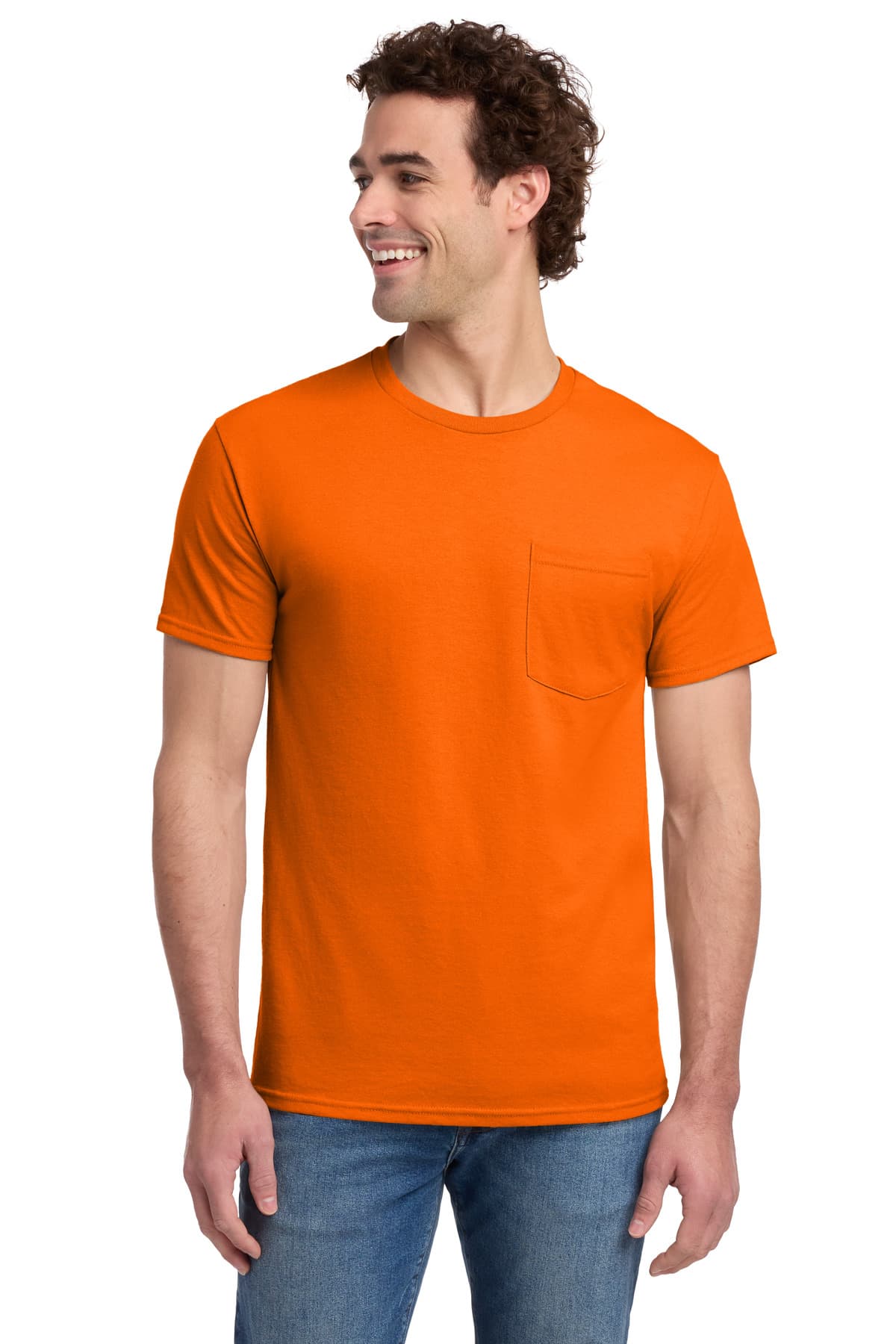 Jerzees Jerzees -  Dri-Power 50/50 Cotton/Poly Pocket T-Shirt.  29MP