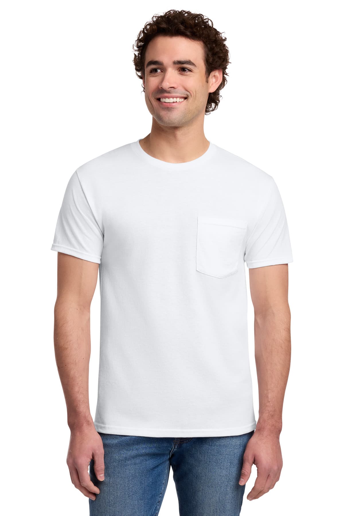 Jerzees Jerzees -  Dri-Power 50/50 Cotton/Poly Pocket T-Shirt.  29MP
