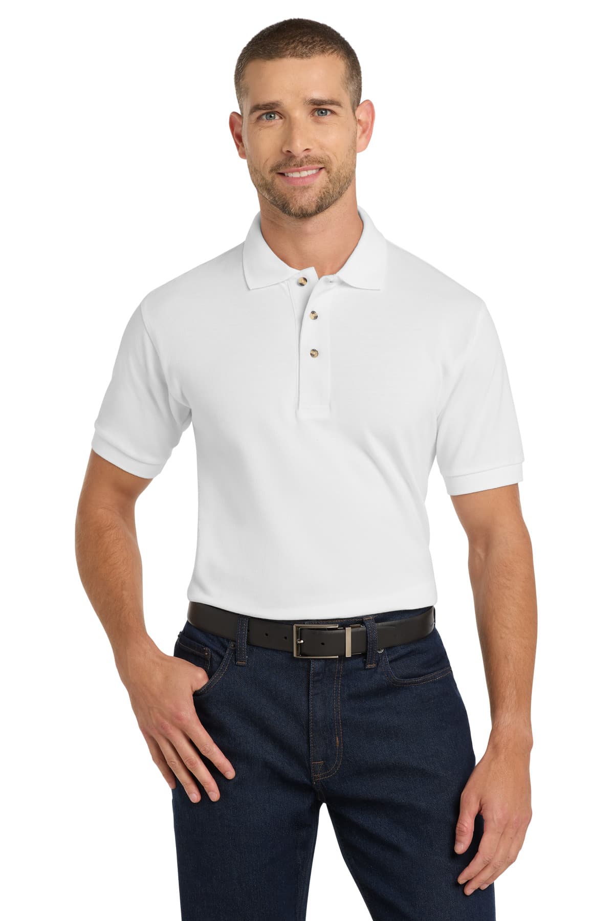 Port Authority Port Authority Heavyweight Cotton Pique Polo.  K420