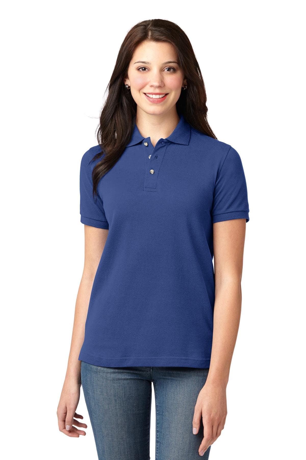 Port Authority Port Authority Women's Heavyweight Cotton Pique Polo.  L420
