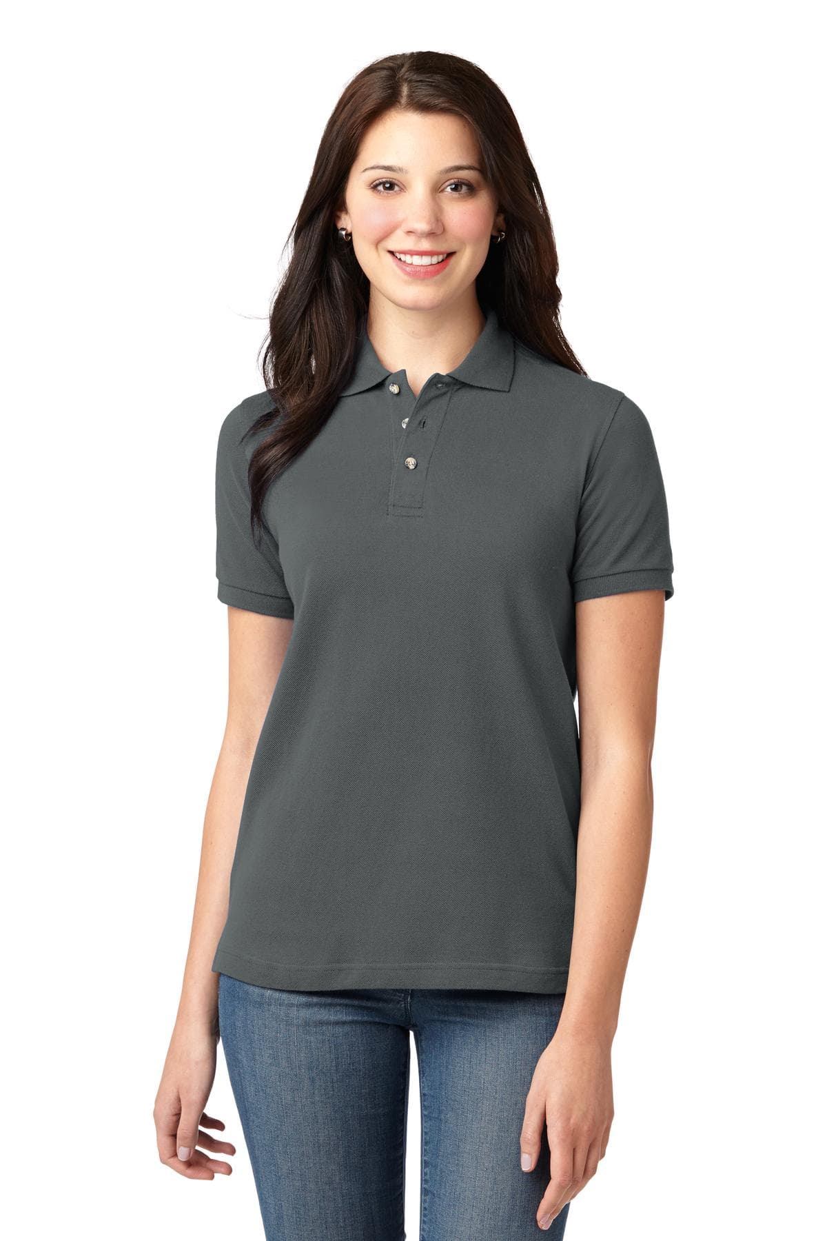 Port Authority Port Authority Women's Heavyweight Cotton Pique Polo.  L420