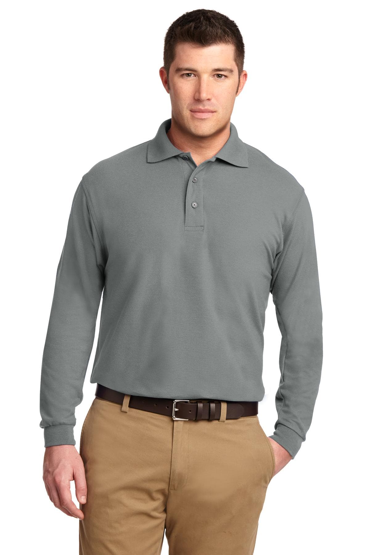 Port Authority Port Authority Tall Silk Touch Long Sleeve Polo. TLK500LS