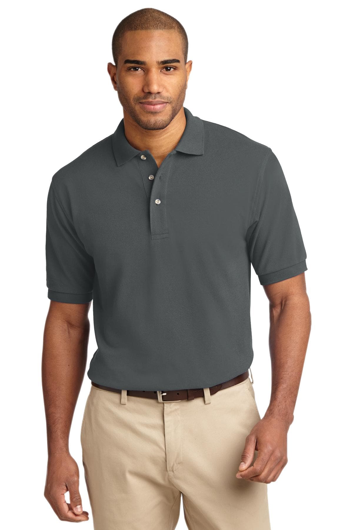Port Authority Port Authority Tall Heavyweight Cotton Pique Polo.  TLK420